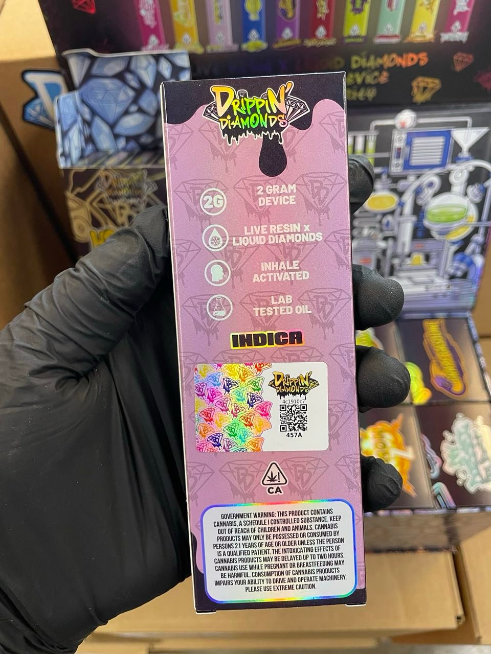 IMG 5B43FE6008B7 3 1 DRIPPIN’ DIAMONDS 2G DISPOSABLE – LIVE RESIN X LIQUID DIAMONDS - Image 4