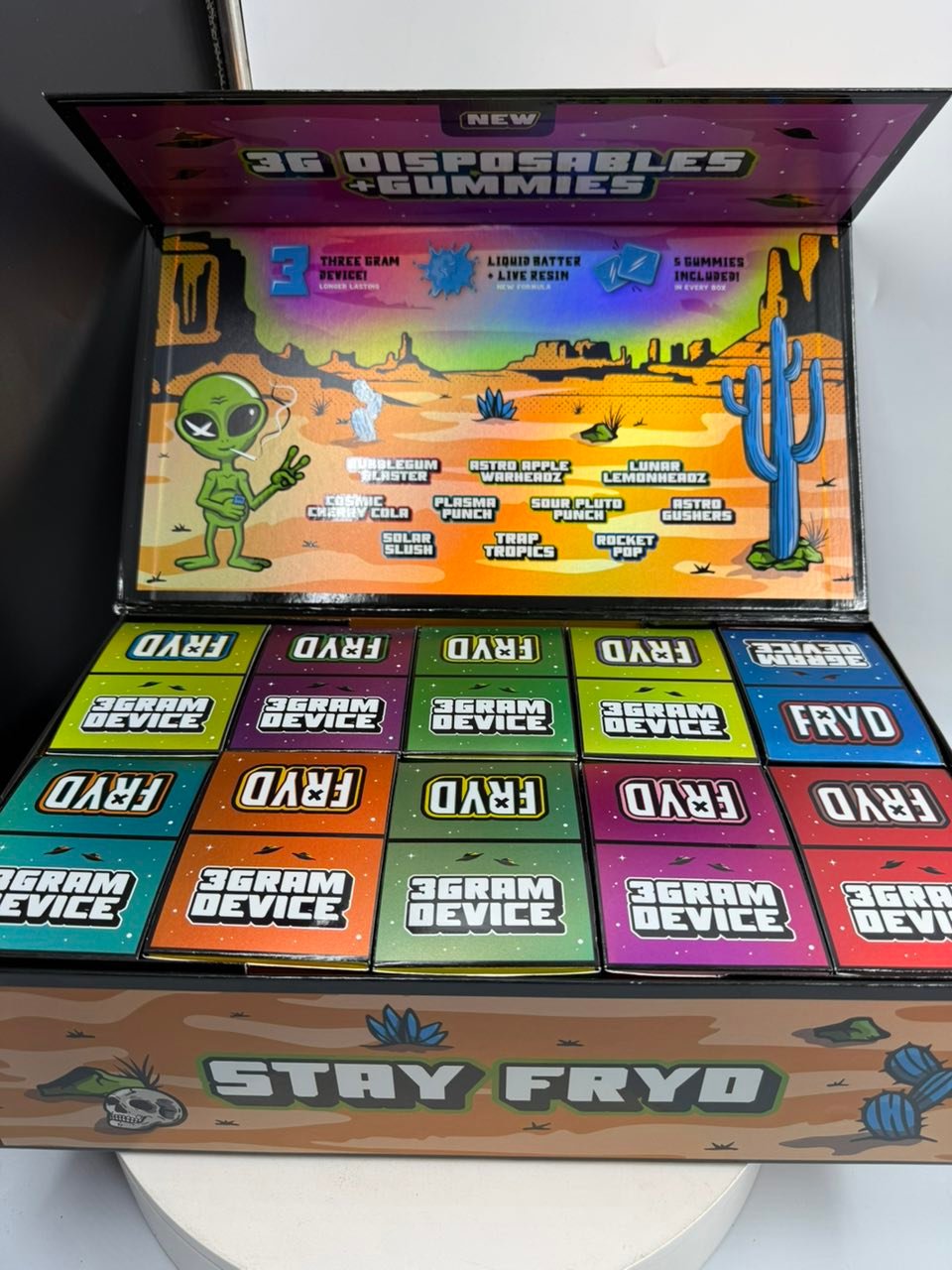 image 1451 1 NEW FRYD 3G DISPOSABLE + GUMMIES – LIQUID BATTER + LIVE RESIN - Image 4