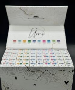 Alternative view of UMO 2G DOUBLE TANK DISPOSABLE – INFUSED W/ PYNTREES CDT