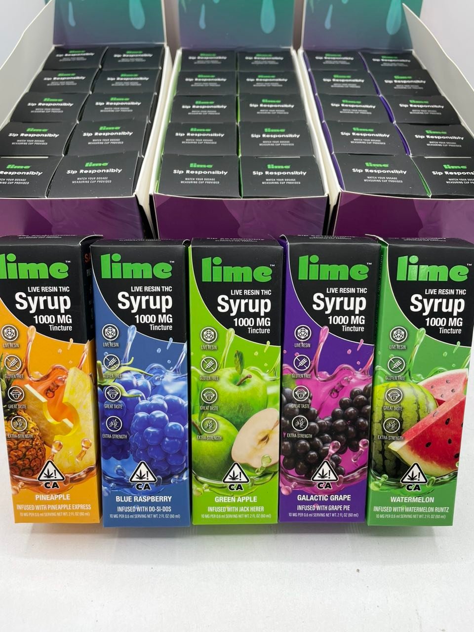 image 151 1 Lime Live Resin Thc Syrup 1000 MG - Image 3