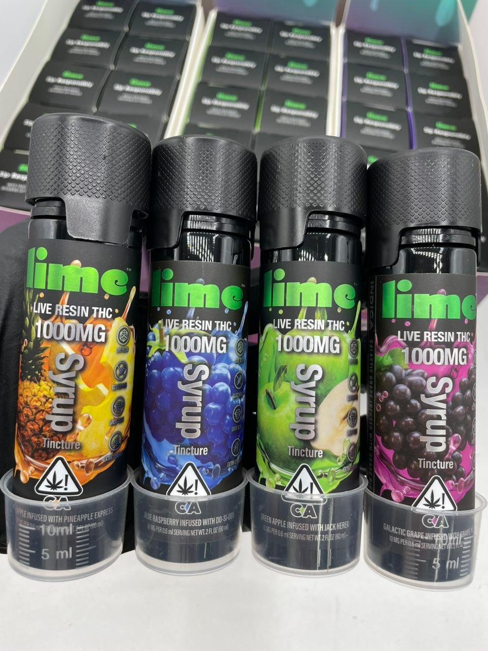 image 154 1 Lime Live Resin Thc Syrup 1000 MG - Image 2