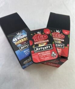 Alternative view of WCC Jefferey Infused Joints W/ Diamonds (5 preroll per Jar)