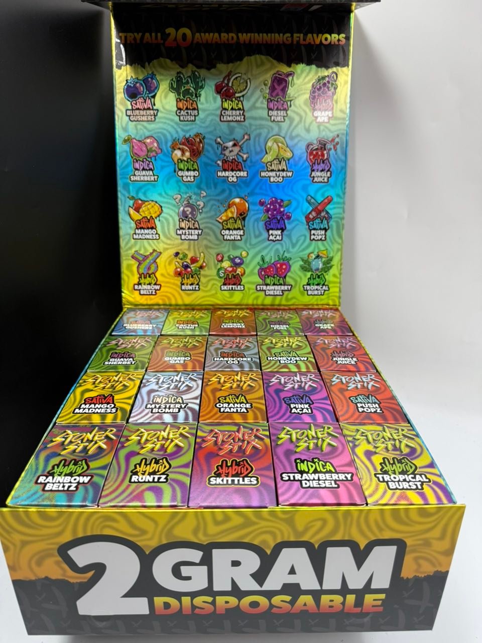 image 1665 1 STONER STIX V3 2G DISPOSABLE + PRE ROLL – MELTED DIAMONDS + LIVE RESIN SAUCE - Image 5