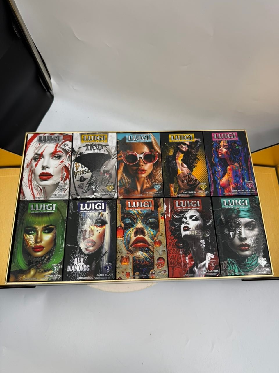 image 1812 1 LUIGI 2G DISPOSABLE WITH PRE ROLL – BLACK BOX – LIVE RESIN LIQUID DIAMOND - Image 4