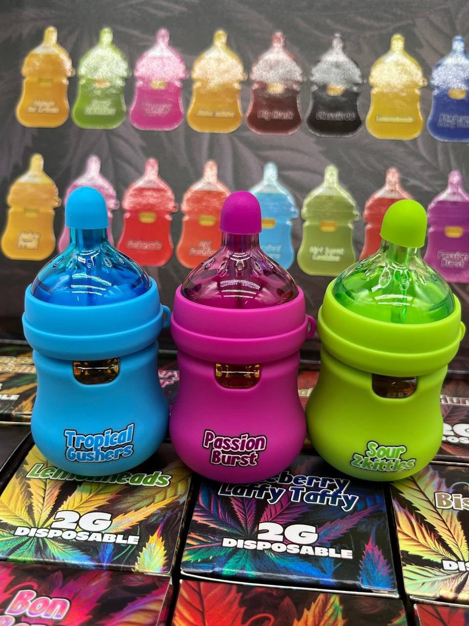 image 1895 1 CRYBABY BOTTLE 2G DISPOSABLE – LIVE RESIN LIQUID DIAMONDS W/ GUMBALLS (LIQUID DIAMOND INFUSED) - Image 2