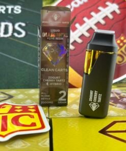 CLEAN CARTS 2G DISPOSABLE YELLOW EDITION – LIQUID DIAMONDS + LIVE RESIN