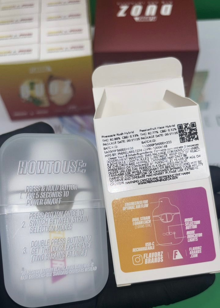 image 915 1 FLAVORZ DUOZ 2G DISPOSABLE – DUAL LIVE RESIN - Image 3