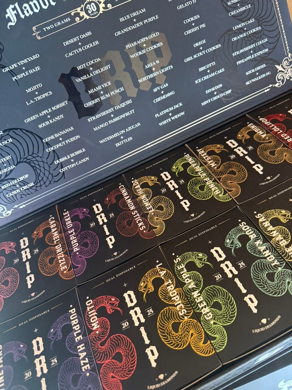 image 964 1 DRIP YEAR OF THE SNAKE DUAL DISPOSABLE 2G – LIQUID DIAMONDS - Image 3